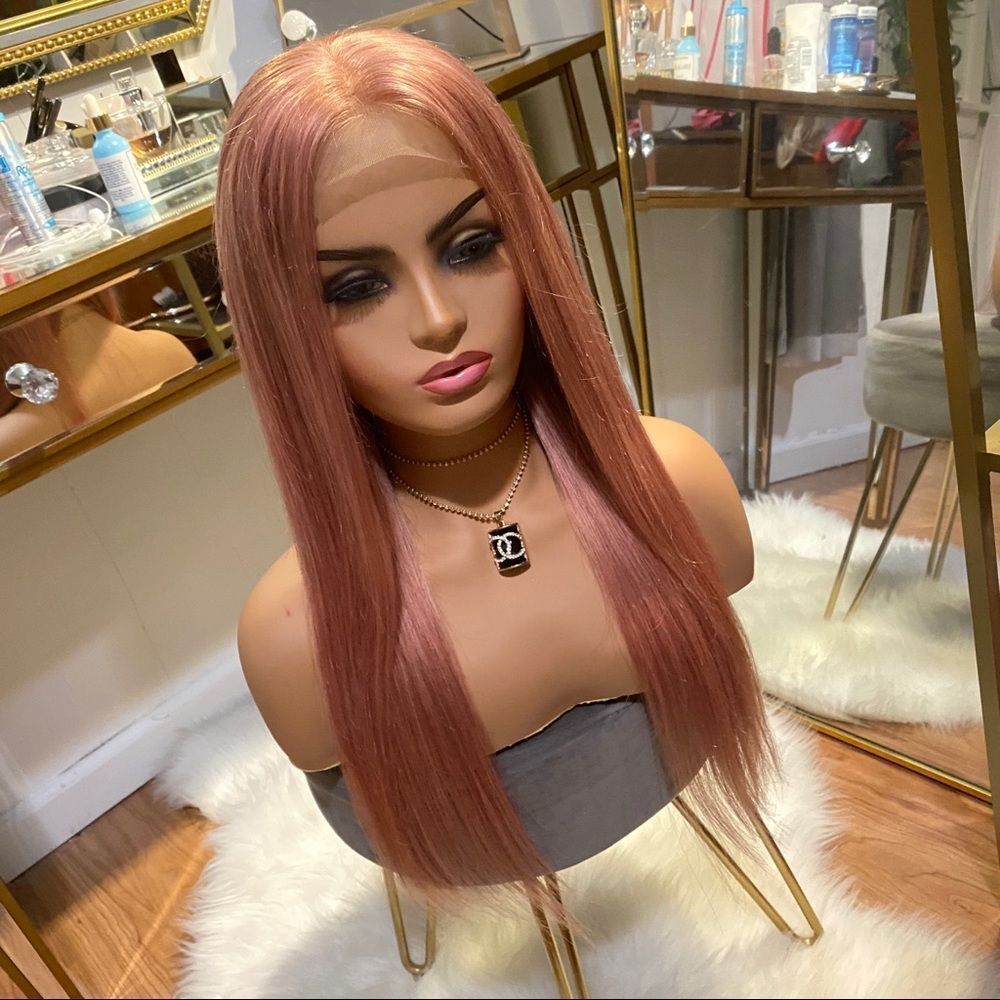 BLACK FRIDAY SALE 100% human hair wig pink